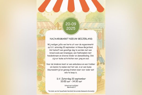 VEEL KRAAMPJES OP DE NAJAARSMARKT